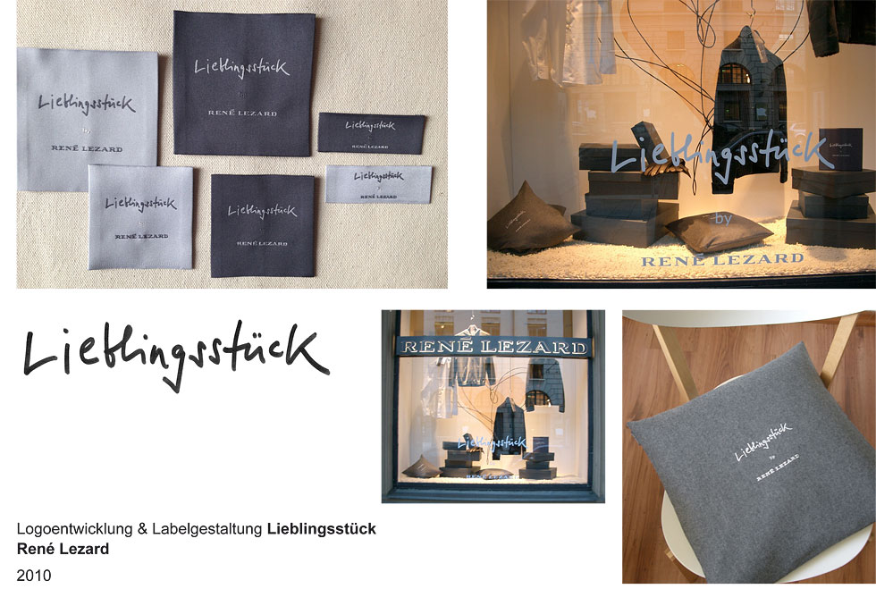 Logoentwicklung & Labelgestaltung LieblingsstÃ¼ck Rene Lezard 2010